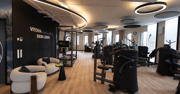 Blick in das Musterstudio von PHYSIO+ in Idstein