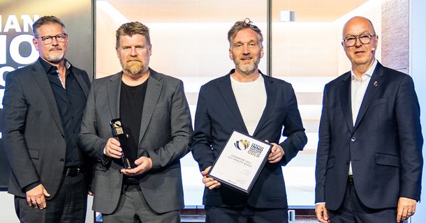 Die Geschäftsführung von KLAFS bei der Auszeichnung mit dem German Innovation Award 2024