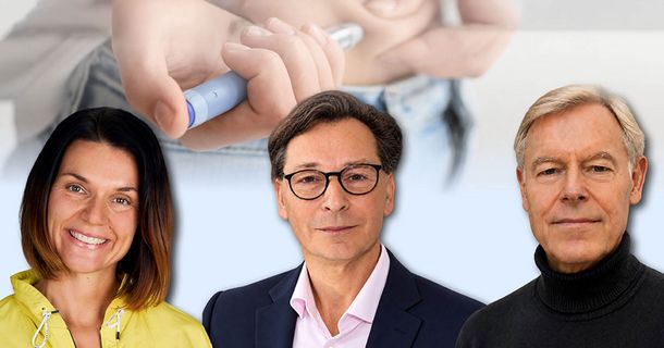Christa Hackl, Sven-David Müller und Hubert Horn