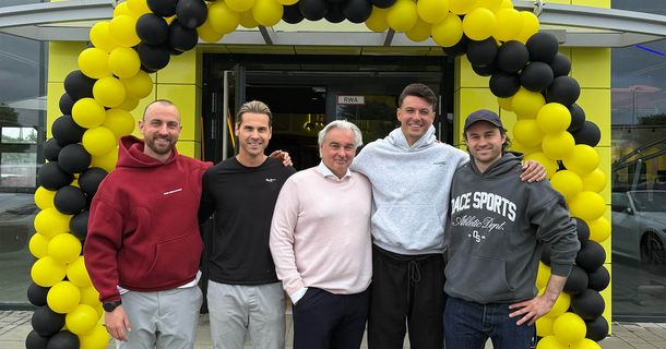 Alex Frenger, Dennis Bechtel, Axel Lankes, Jan Kraume, Laurenz Lankes (v.l.