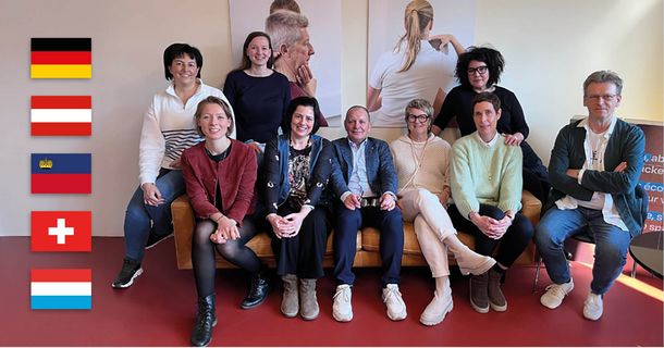 Vertreter der Physiotherapieverbände aus Deutschland, Österreich, Schweiz, Liechtenstein und Luxemburg trafen sich zum gemeinsamen Netzwerken