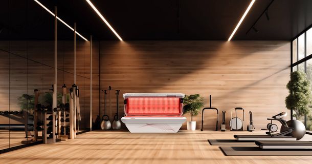Der wellsystem RedWave in einem Fitnessstudio