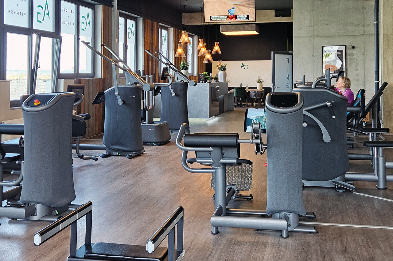 Die Trainingsfläche im AG Medical Fitness