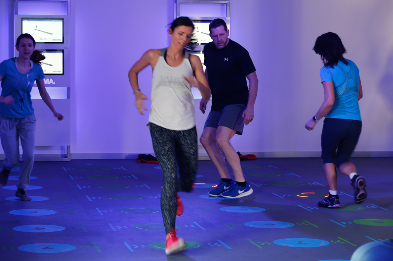 Gruppenfitness mit Gamification-Elementen im GuFiE