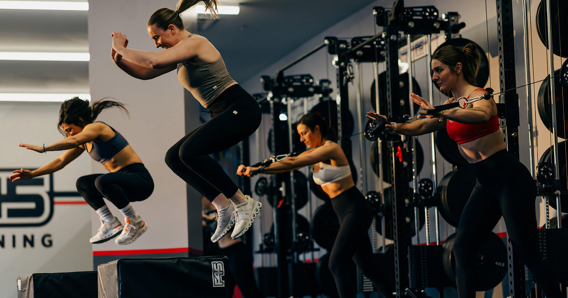 Training in einem Boutique Studio