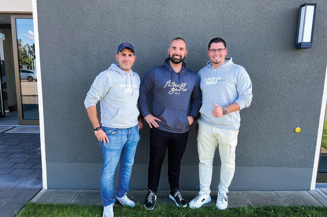 Timo Ribnikar, Kevin Herbeck und Pascal Ribnikar (v.l.) 