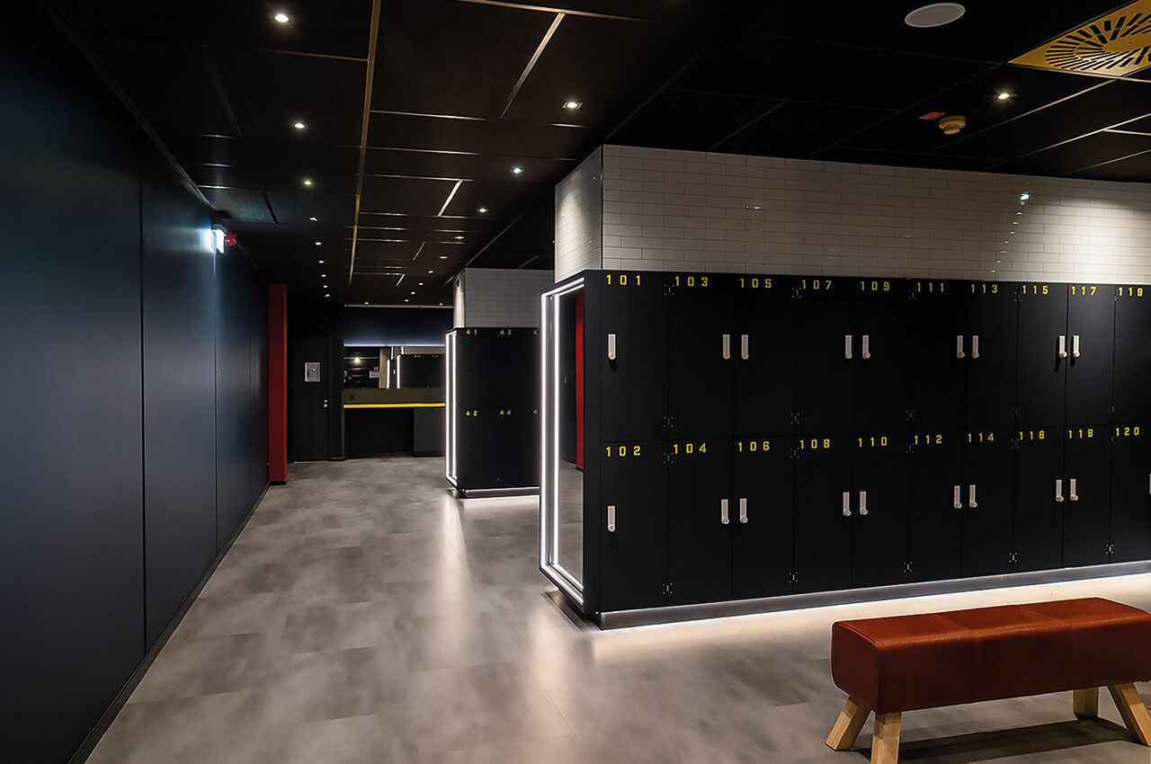 Die Umkleiden im Iron&Soul in Köln