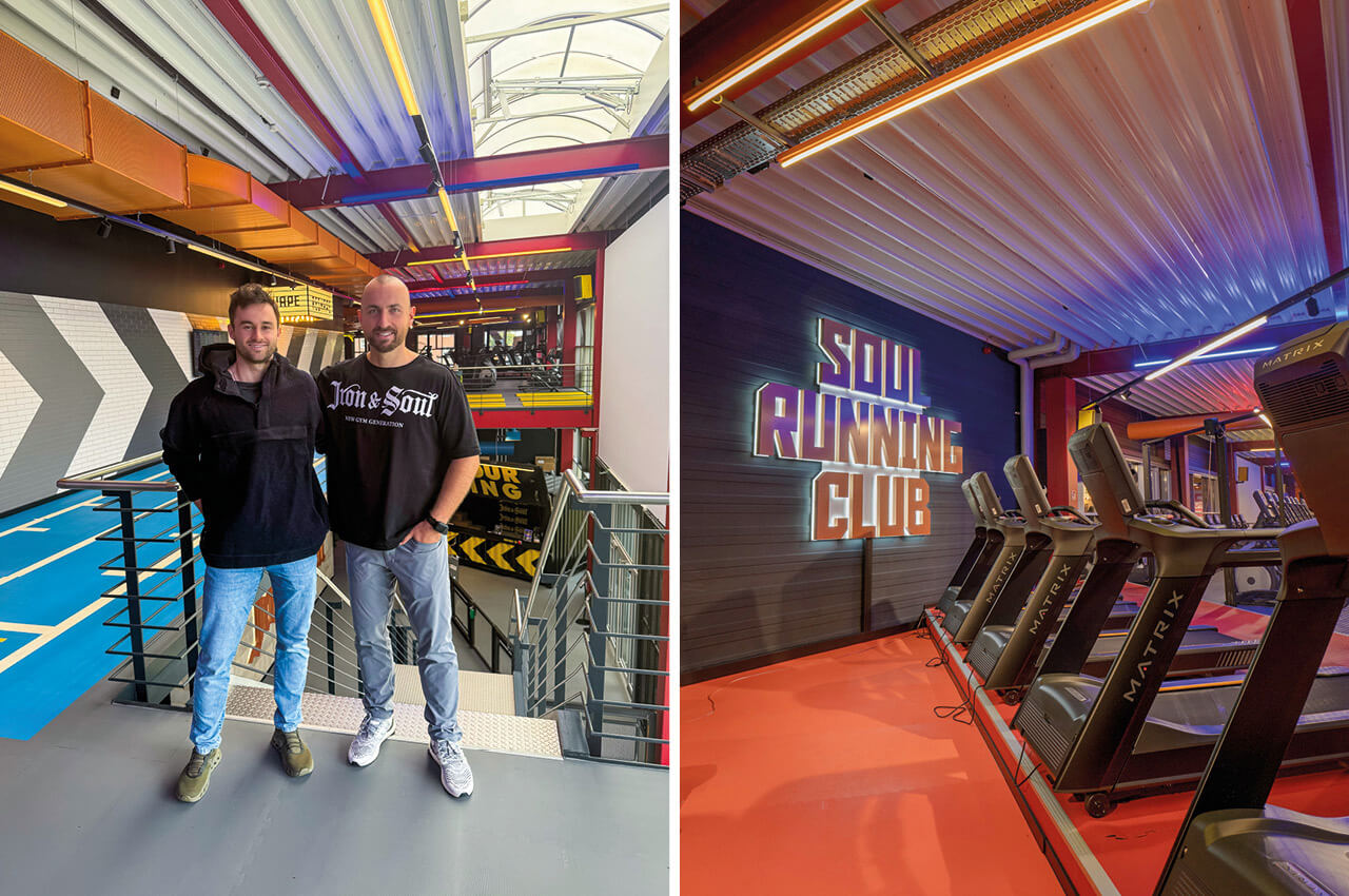 Laurenz Lankes und Geschäftspartner Alexander Frenger und der Soul Running Club im Iron&Soul in Köln