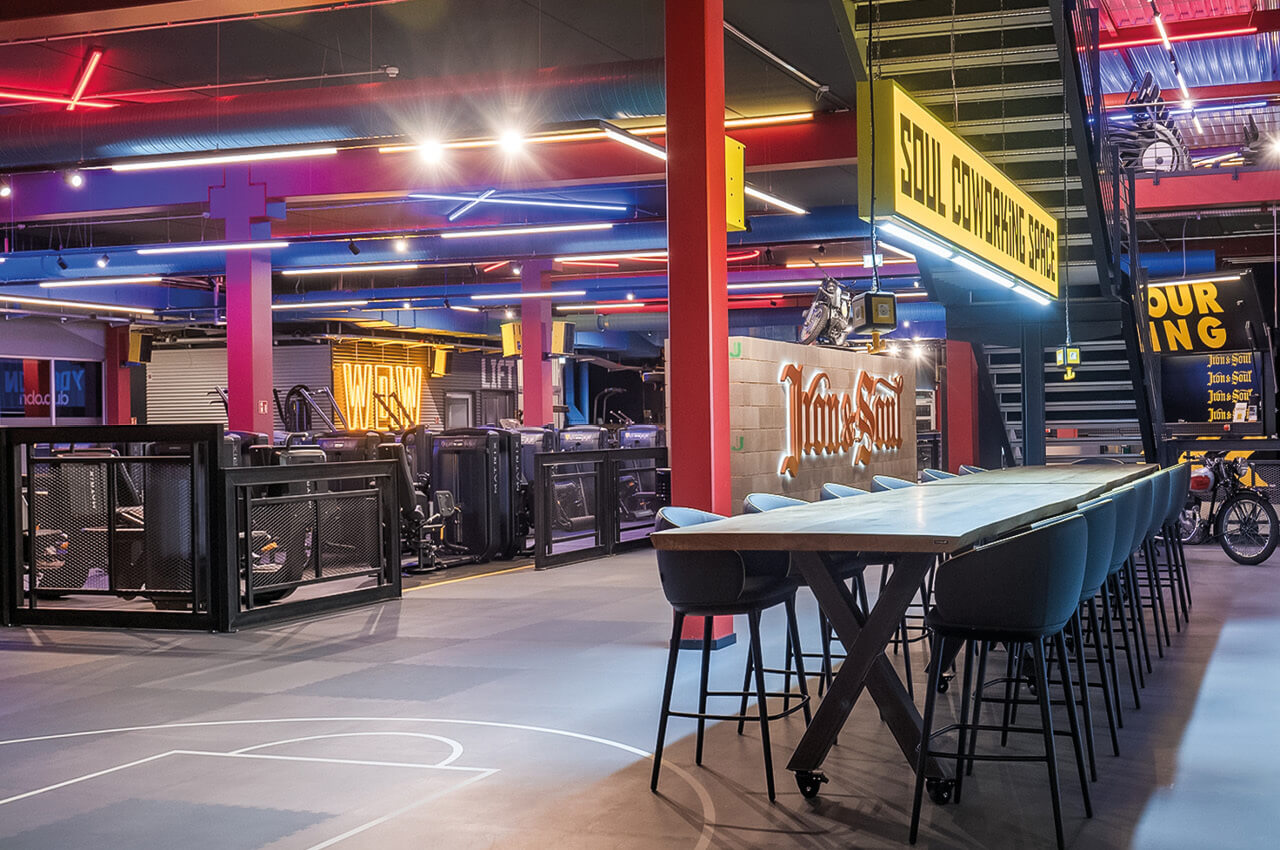 Der Community-Bereich im Iron&Soul in Köln