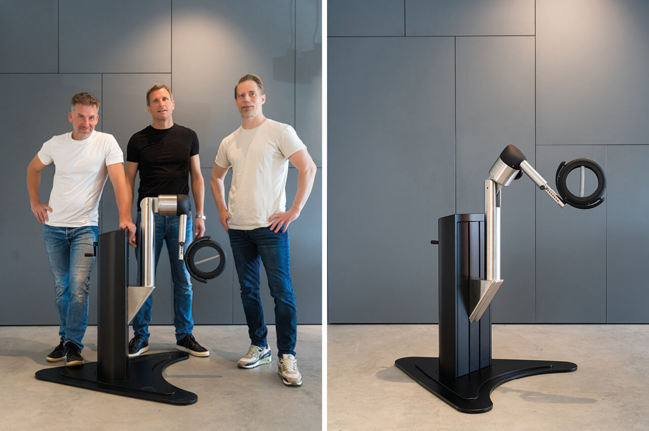 Die Gründer und Geschäftsführer sind Daniel Wolf (Sales & Marketing), Christoph Schreiber (Product & Innovation) sowie Hendrik Bäumler (Finance) Die Gründer und Geschäftsführer Daniel Wolf, Christoph Schreiber sowie Hendrik Bäumler und ein medizinisches Trainingsgerät