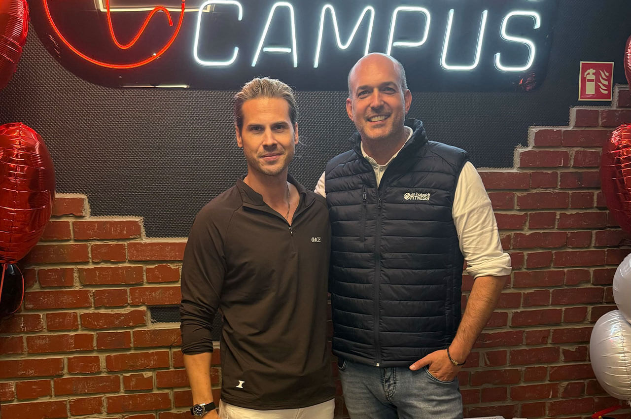 BODYMEDIA Redakteur Dennis Bechtel mit Stephan Schulan Dennis Bechtel mit Stephan Schulan