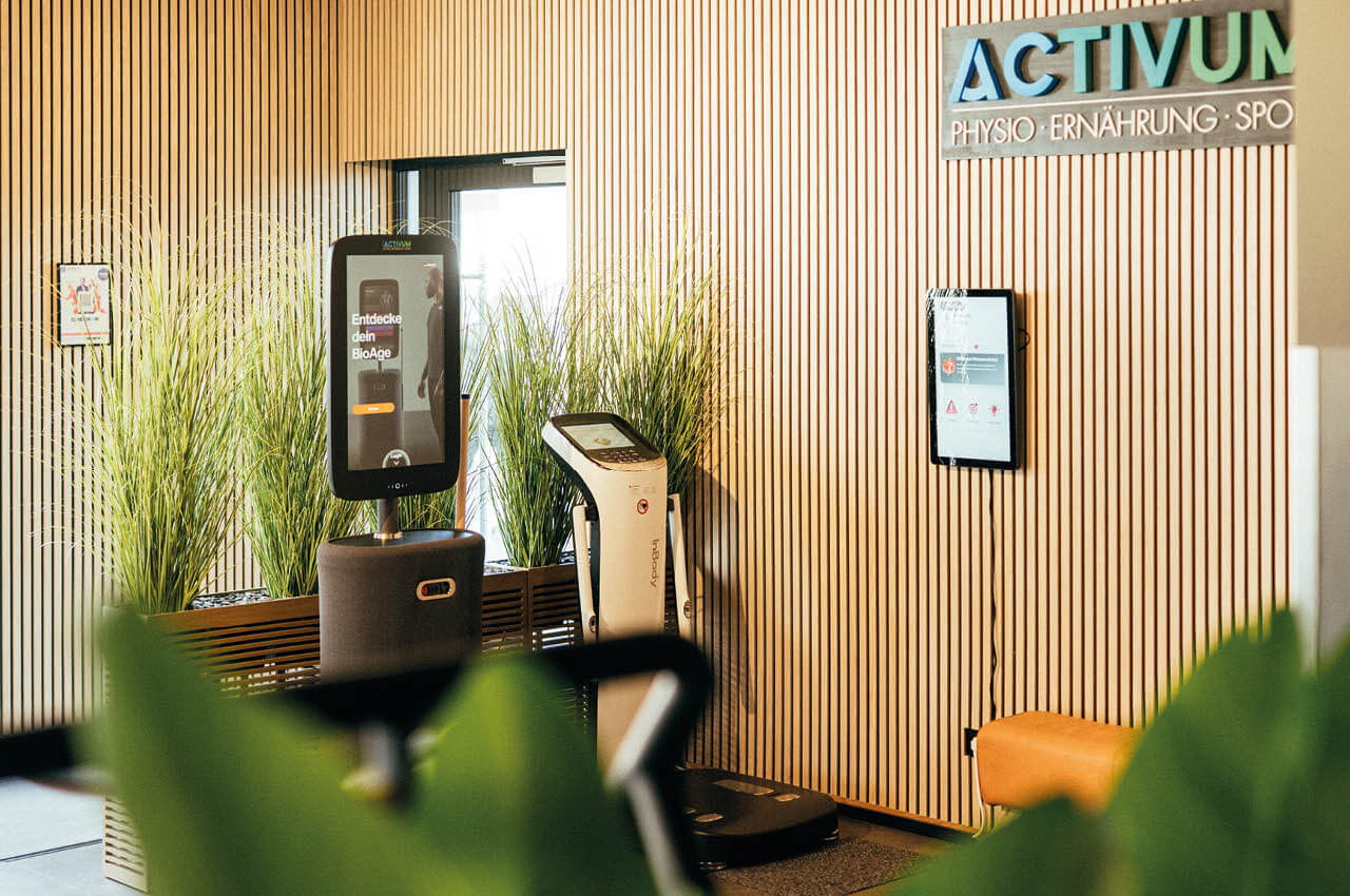Der Checl-up-Bereich im Activum Blumberg